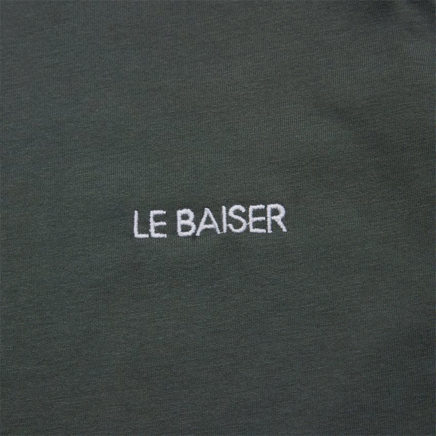 Le Baiser T-shirts BOURG. STEEL GREEN